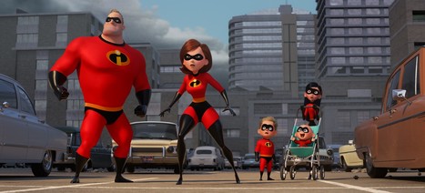 Incredibles 2 cast. Holly Hunter, Brad Bird, Samuel L. Jackson, Craig T. Nelson