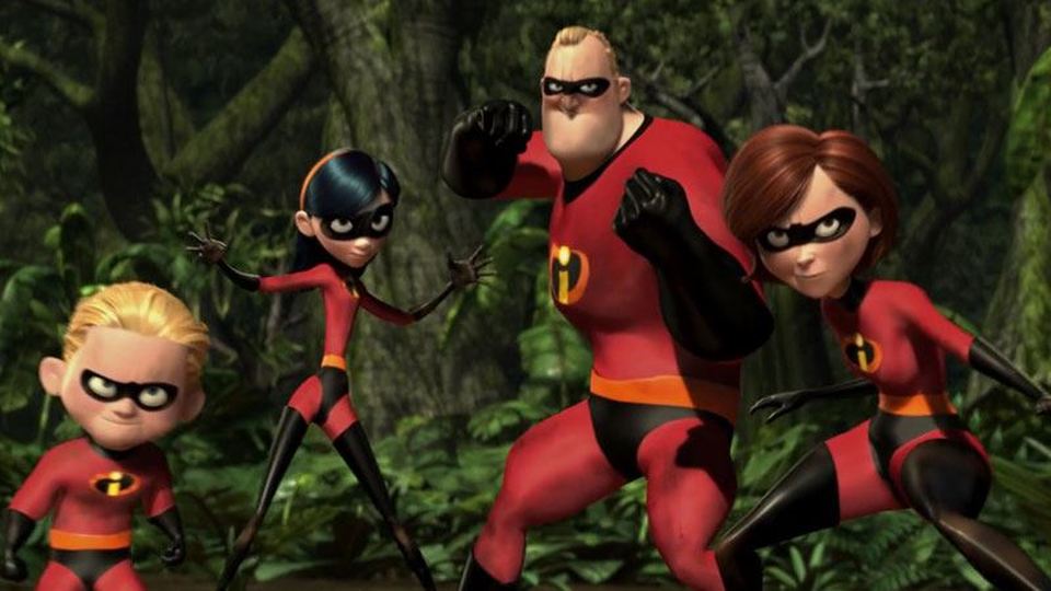 The Incredibles, disney/Pixar's superhero animation film